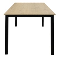 Masă pentru bucătărie Deco Mezo 120x75x75 Oak Sonoma/Black (T1MZ1207P4040) imaginea #2 — magazin online Desire.md