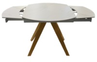 Masă pentru bucătărie Deco Nela 120/180x90x76 White/Ash (MNLA-DFL-WHT) imaginea #3 — magazin online Desire.md