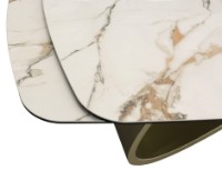 Обеденный стол Deco Rino 180/220/260x100x76 White Marble/Golden (MRNO-DFL-WHT) фото №3 — интернет-магазин Desire.md