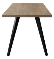 Masă pentru bucătărie Deco Rodos 135x75x75 Brown/Black (T1RD1375) imaginea #6 — magazin online Desire.md