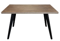 Masă pentru bucătărie Deco Rodos 135x75x75 Brown/Black (T1RD1375) imaginea #3 — magazin online Desire.md