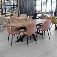 Masă pentru bucătărie Deco Vesta Oval 190x90 Colonial/Black (T1MG1909) imaginea #2 — magazin online Desire.md