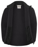 Hanorac pentru copii Jack Wolfskin Vertigo Fleece K Black, s.128 imaginea #2 — magazin online Desire.md
