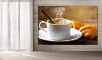Картина ArtDesign Hot coffee and croissant 48x72cm (FN-10020)