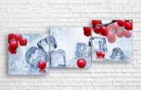 Картина ArtDesign Ice and red viburnum 183x80cm (E-10189)
