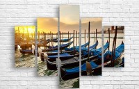 Pictură ArtDesign Italian gondolas 145х110cm (B-10161)