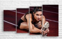 Картина ArtDesign Lady Fitness Stretching 155x90cm (SP-10023)