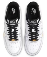 Кеды женские Nike Air Force 1 07 Mini Jewel White/Black/Metallic Gold, s.36.5 фото №8 — интернет-магазин Desire.md
