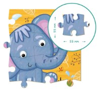 Puzzle Dodo Elephant 16pcs (300162) imaginea #2 — magazin online Desire.md