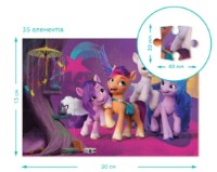 Puzzle Dodo My Little Poni: Fun Meeting 35pcs (200381) imaginea #2 — magazin online Desire.md