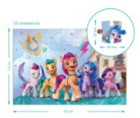 Puzzle Dodo My little Poni: New Generation 35pcs (200380) imaginea #2 — magazin online Desire.md