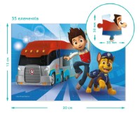 Puzzle Dodo Paw Patrol: Zeke Ryder And Chase 35pcs (4823115905673) imaginea #2 — magazin online Desire.md