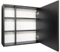 Dulap cu oglindă Mashtab Alicante 11854 600x155x730mm Anthracite Matte imaginea #2 — magazin online Desire.md