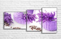 Pictură ArtDesign Lavender 125x60cm (C-10166)