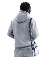 Hanorac pentru bărbați Nike Sportswear Club Neo Varsity Dark Grey Heather/Light Smoke Grey/Black, s.XL imaginea #2 — magazin online Desire.md