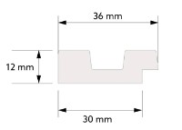 Lamelă decorativă Mardom Decor Stretto Dark Oak L0104L imaginea #2 — magazin online Desire.md