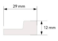 Рейка декоративная Mardom Decor Stretto White L0101R фото №2 — интернет-магазин Desire.md