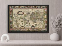 Harta lumii ArtDesign 40x52cm RFK-10012 imaginea #2 — magazin online Desire.md