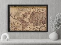 Карта мира ArtDesign 40x54cm RFK-10016 фото №2 — интернет-магазин Desire.md