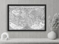 Harta lumii ArtDesign 40x71cm RFK-10006 imaginea #2 — magazin online Desire.md