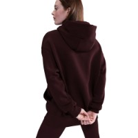 Hanorac damă Nike W Nsw Style Flc Po Os Burgundy Crush/Sail, s.S imaginea #2 — magazin online Desire.md