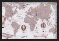 Harta lumii ArtDesign 43x74cm RFK-10024