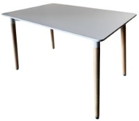 Masă pentru bucătărie Xenos Velmor 2.0 White/Wood imaginea #3 — magazin online Desire.md