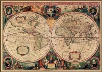 Harta lumii ArtDesign 45x64cm FK-10013