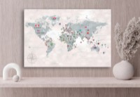 Harta lumii ArtDesign 48x73cm FK-10028 imaginea #2 — magazin online Desire.md