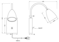 Candelabru de perete Trio 202670132 imaginea #2 — magazin online Desire.md