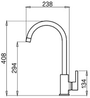 Baterie bucătărie Elleci C01 43 Tortora imaginea #2 — magazin online Desire.md