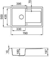 Chiuvetă de bucătărie Elleci Life 300 Full Black (LG230040) imaginea #2 — magazin online Desire.md