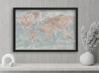 Harta lumii ArtDesign 48x74cm RFK-10030 imaginea #2 — magazin online Desire.md