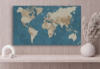 Harta lumii ArtDesign 48x83cm FK-10029 imaginea #2 — magazin online Desire.md