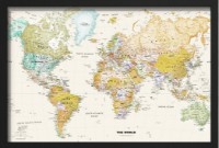 Карта мира ArtDesign 50x89cm RFK-10020