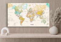 Harta lumii ArtDesign 50x89cm FK-10020 imaginea #2 — magazin online Desire.md