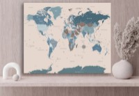 Harta lumii ArtDesign 58x70cm FK-10025 imaginea #2 — magazin online Desire.md