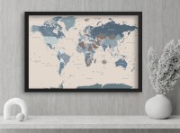 Карта мира ArtDesign 58x70cm RFK-10025 фото №3 — интернет-магазин Desire.md