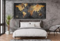 Harta lumii ArtDesign 59x120cm FK-10031 imaginea #2 — magazin online Desire.md