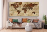 Harta lumii ArtDesign 59x120cm FK-10032 imaginea #2 — magazin online Desire.md