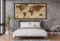 Harta lumii ArtDesign 59x120cm RFK-10032 imaginea #3 — magazin online Desire.md