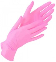 Mănuși de unică folosință Bagassa XS Pink Subtiri 100pcs