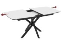 Masă pentru bucătărie Magnusplus Filis 90x145/185 Senkron White imaginea #2 — magazin online Desire.md