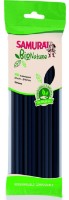 Соломинки для напитков Samurai Bio Natura 21cm Black 40pcs