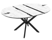 Обеденный стол Mobiland Dobok 110x76x110 Marmo Super Matt фото №3 — интернет-магазин Desire.md