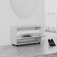 Обувница Mobildor-Lux Leo 80x27x47 White/Oak Sonoma (00013505) фото №2 — интернет-магазин Desire.md