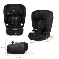 Scaun auto pentru copii Kinderkraft Fix2Go i-Size Black (KCFI2GO0BLK0000) imaginea #8 — magazin online Desire.md