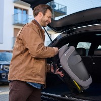 Scaun auto pentru copii Kinderkraft Fix2Go i-Size Grey (KCFI2GO0GRY0000) imaginea #9 — magazin online Desire.md