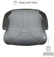Scaun auto înălțător pentru copii Kinderkraft I-Boost 2 i-Size Grey (KCIBOO02GRY0000) imaginea #3 — magazin online Desire.md