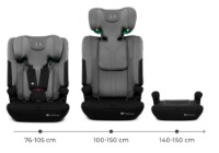 Scaun auto pentru copii Kinderkraft I-Comfy i-Size Dark Grey (KCICOM00DGR0000) imaginea #2 — magazin online Desire.md